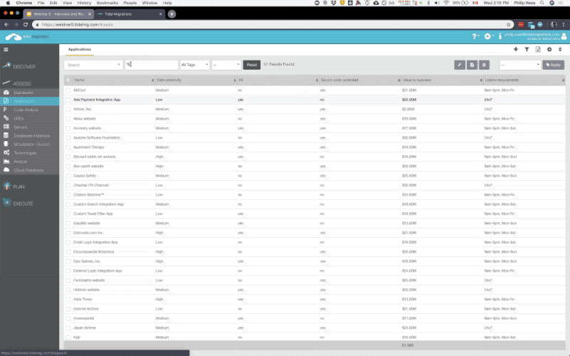 Generating a report of all the data we have collected and organized