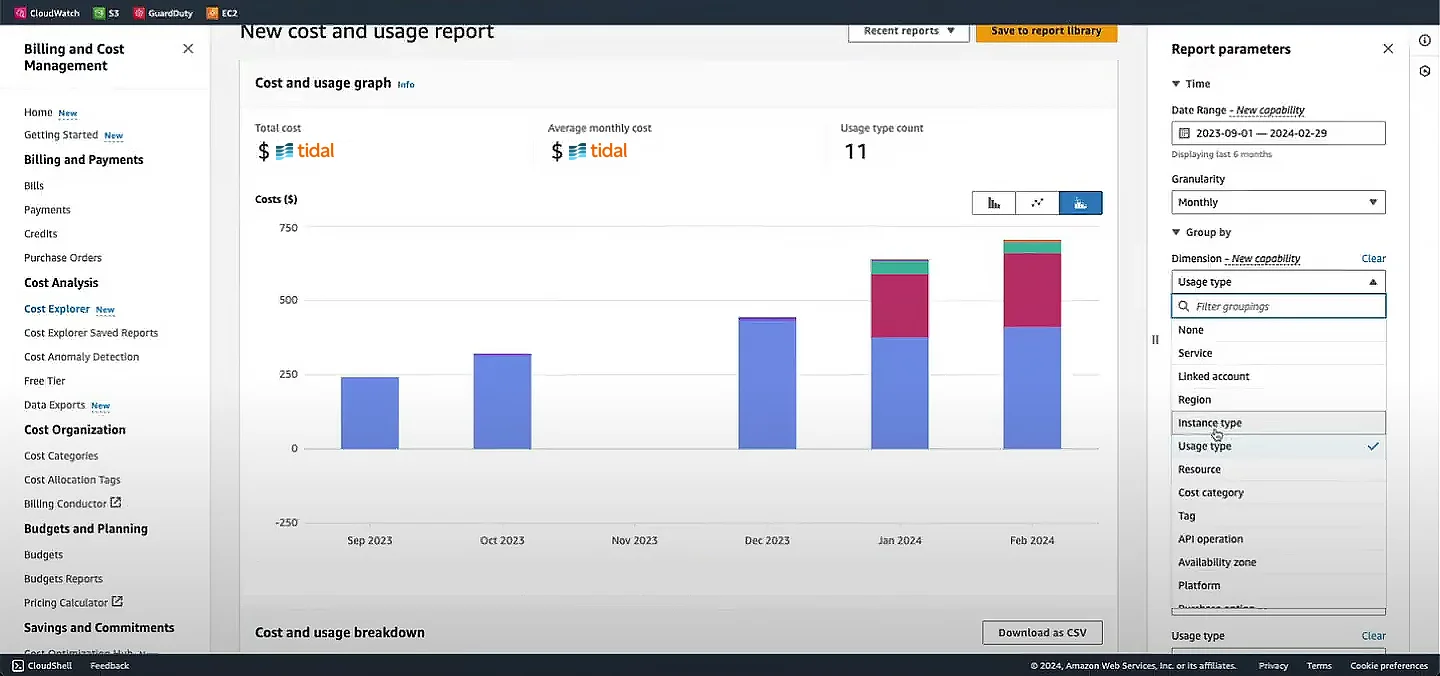 AWS Cost Explorer