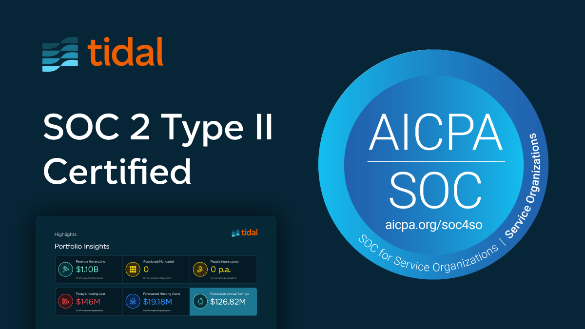 Tidal Cloud Achieves SOC 2 Type II Compliance